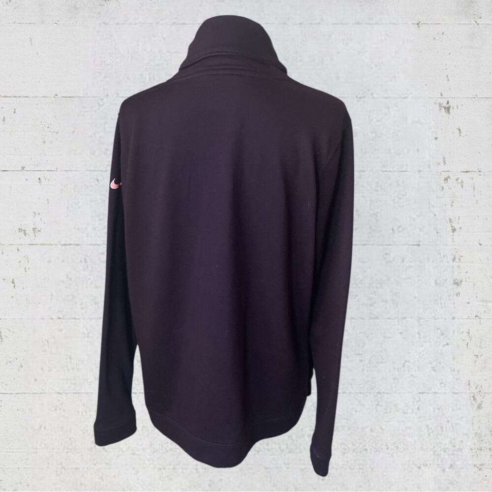 Nike Dri-Fit Funnel Cowl Neck Pullover Sweatshirt Logo Hemline Pockets XL - Picture 11 of 13
